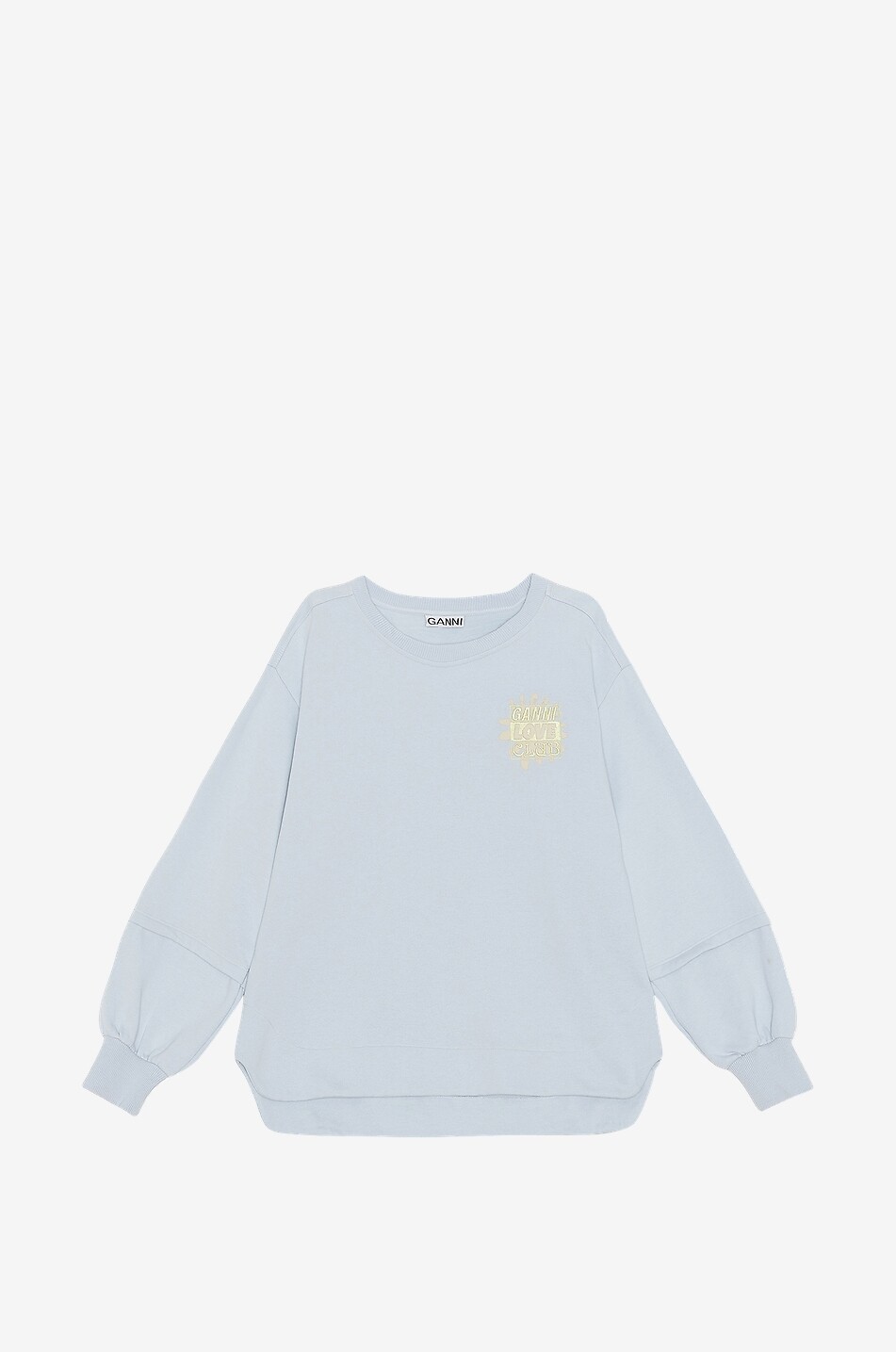 Isoli Ganni Love Club oversize crewneck sweatshirt