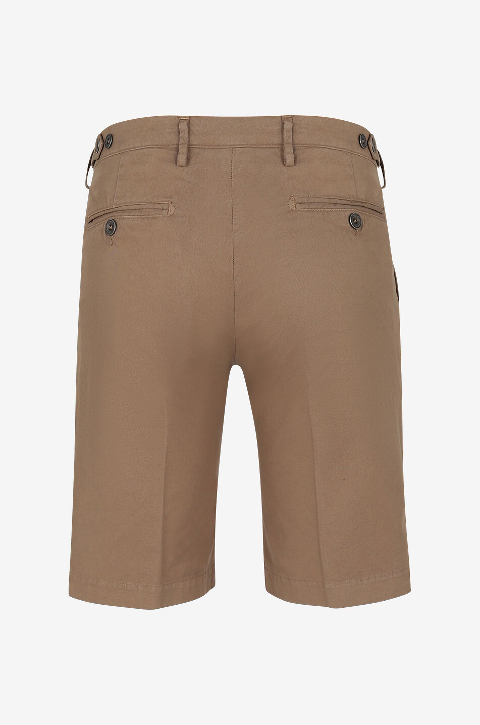 B SETTECENTO Bermudashorts aus Baumwolle und Leinen Herren HELLBRAUN 2