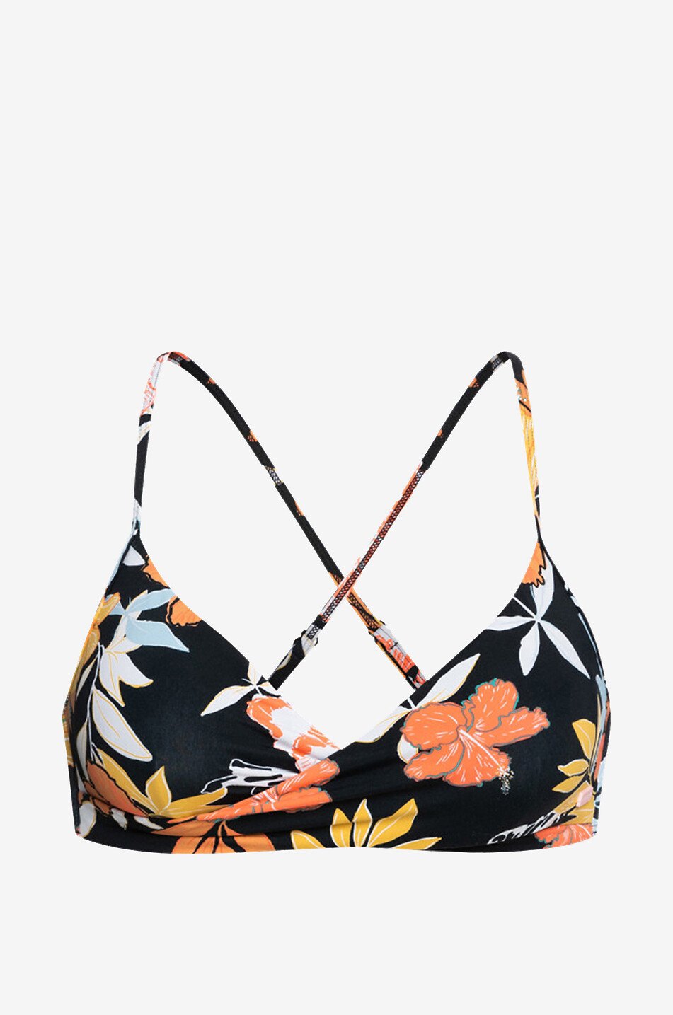 Beach Classic wrap effect bikini top