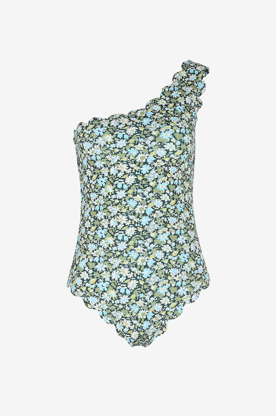 Asymmetric lycra swimsuit