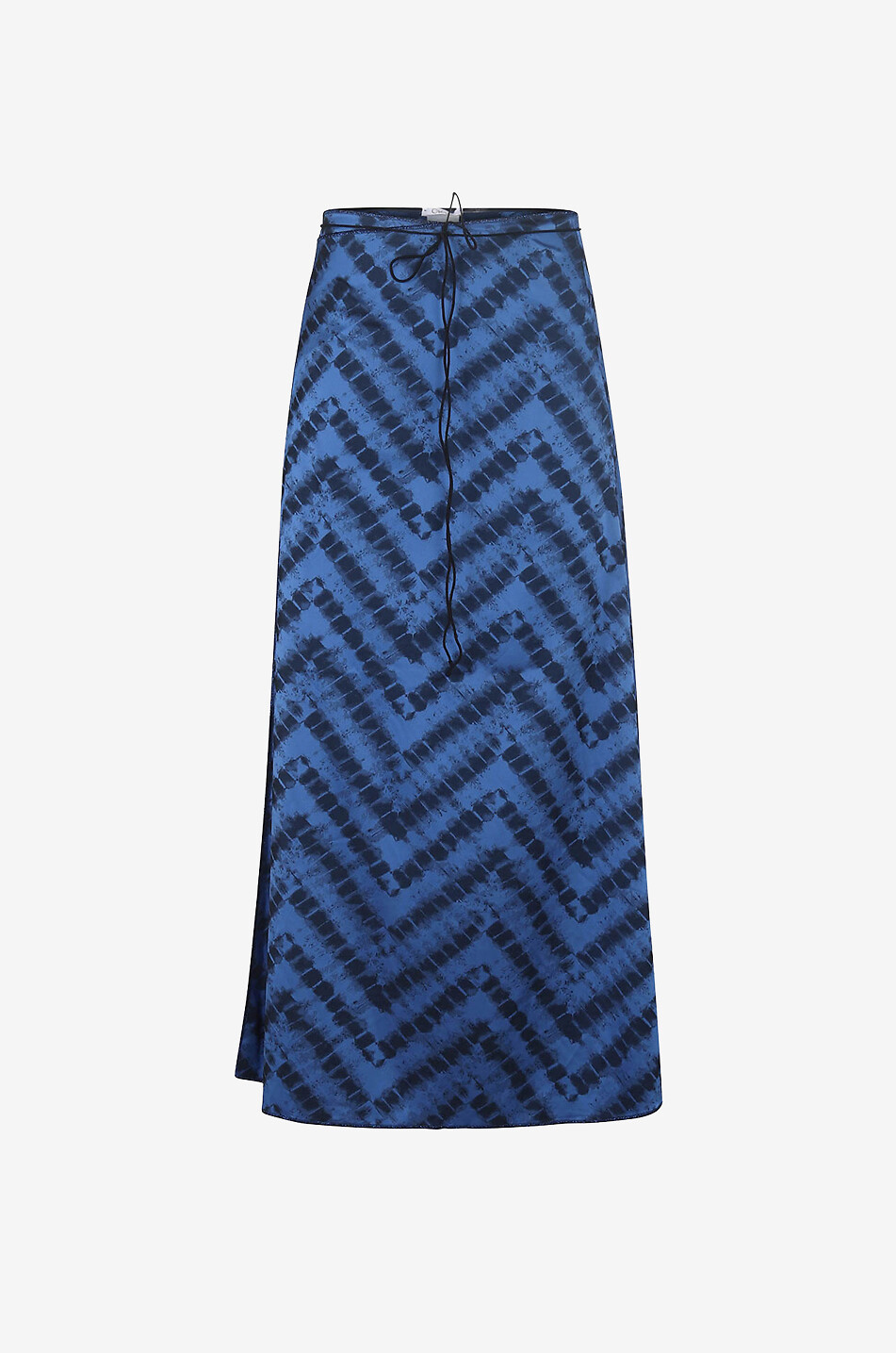 Langer Rock mit Tie-Dye-Print Safari