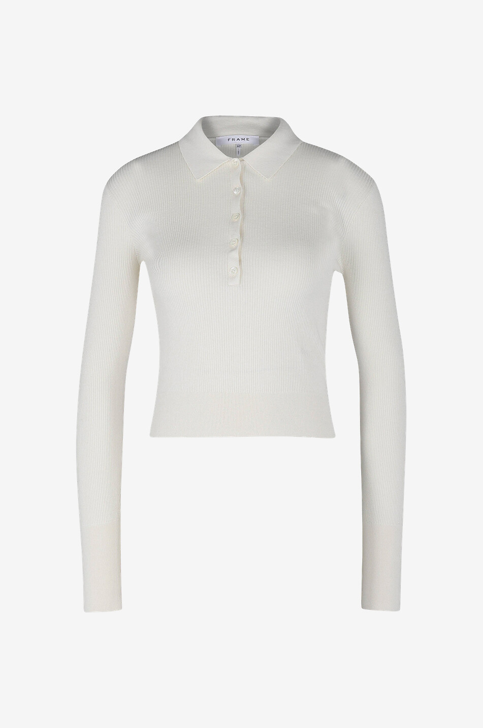 Verkürztes Strick-Polohemd Shrunken Polo