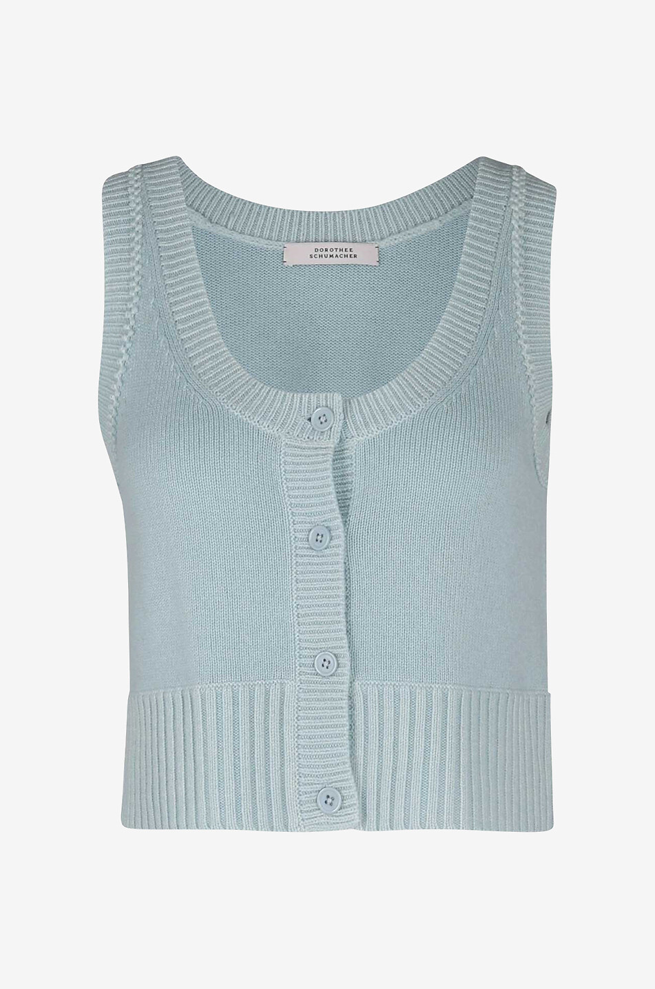 DOROTHEE SCHUMACHER Twinset aus Wolle und Kaschmir Modern Statements Damen HELLBLAU 3