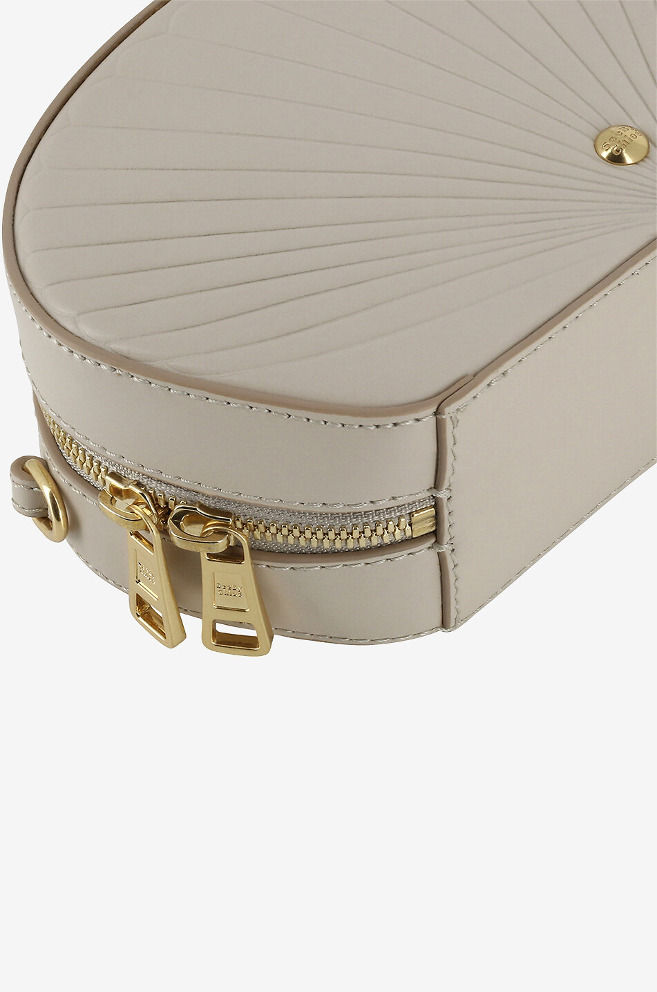 SEE BY CHLOE Shell smooth leather shoulder bag Women Light beige 5