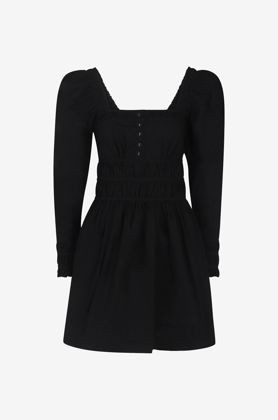 Mini robe à col carré Brigitte