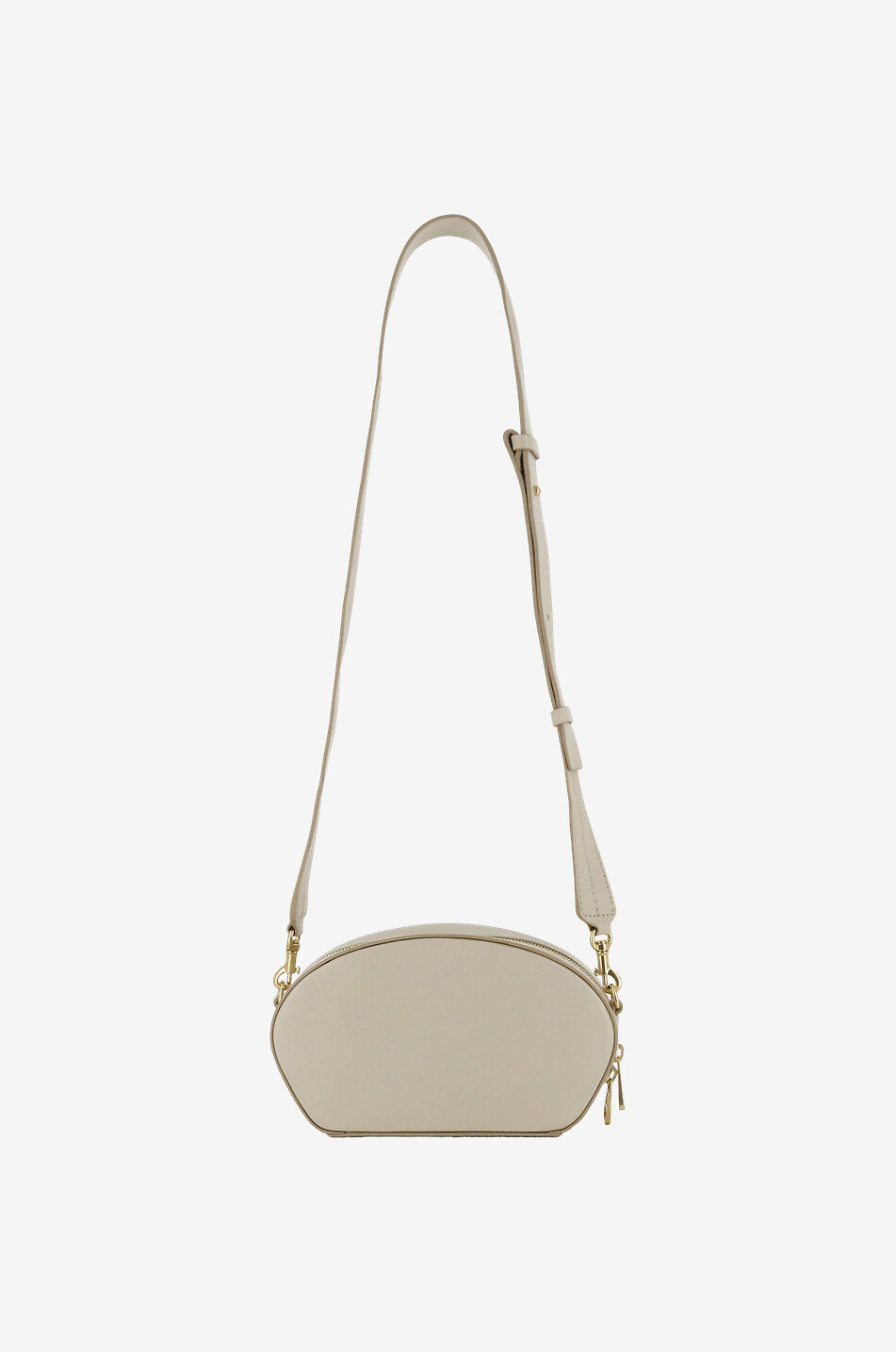 SEE BY CHLOE Shell smooth leather shoulder bag Women Light beige 3