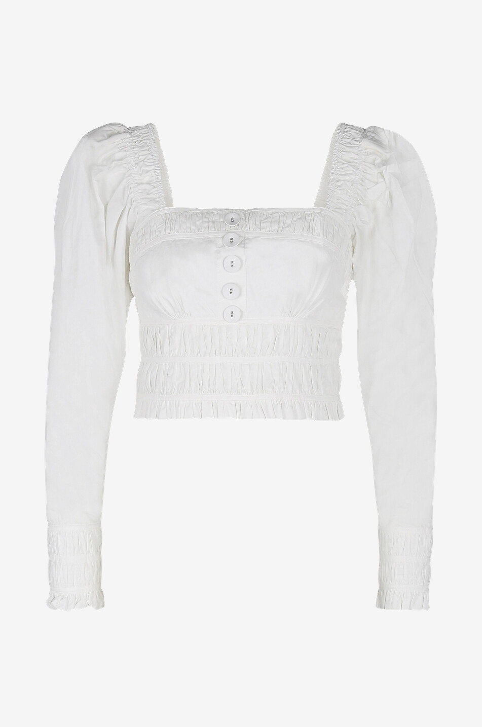 Verkürztes gesmoktes Top Brigitte