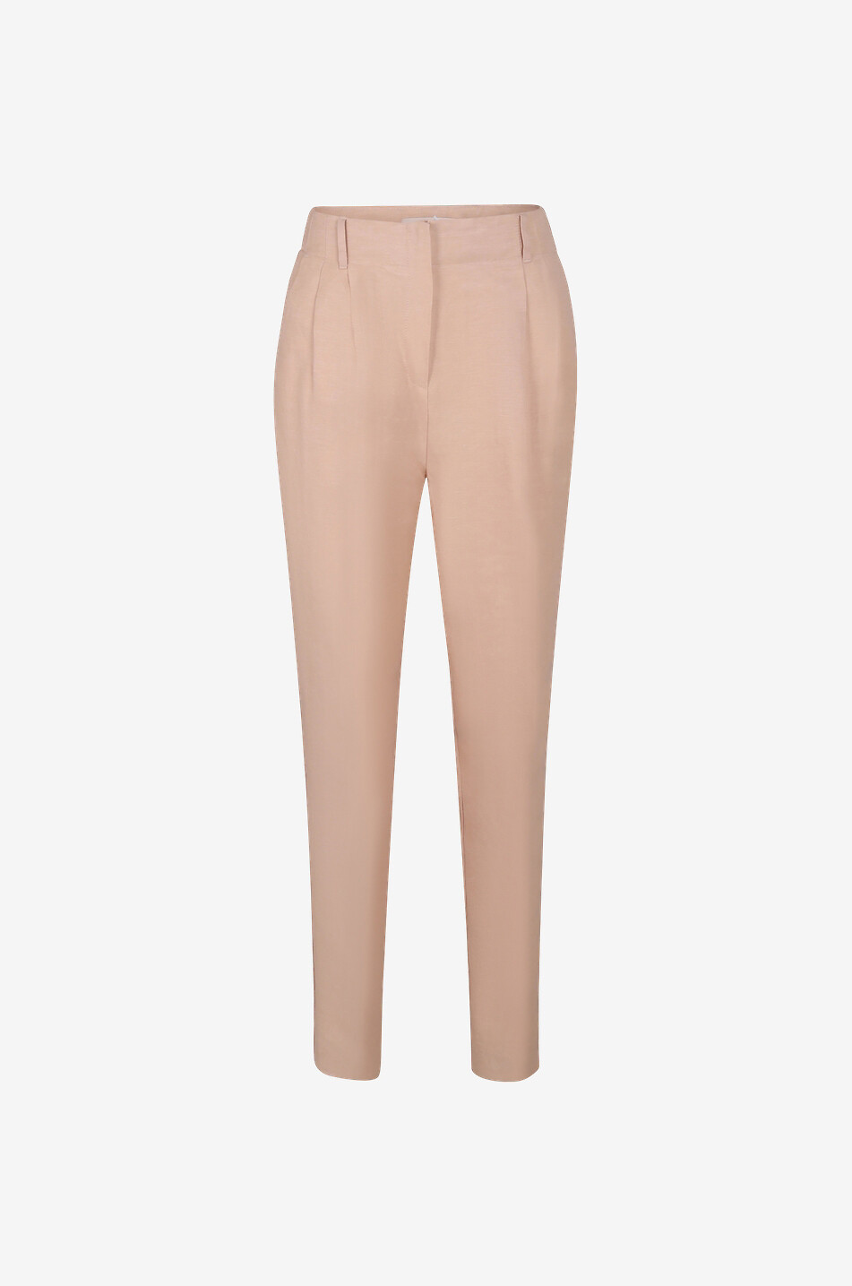 Gerade geschnittene Hose aus Leinen Footing