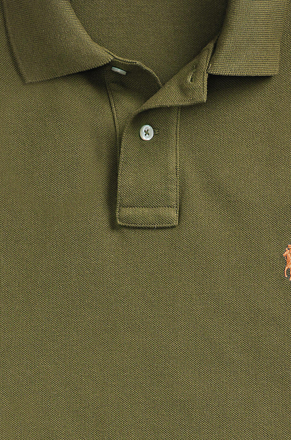POLO RALPH LAUREN Polo à manches courtes en coton piqué logo Pony Homme VERT FONCÉ 4