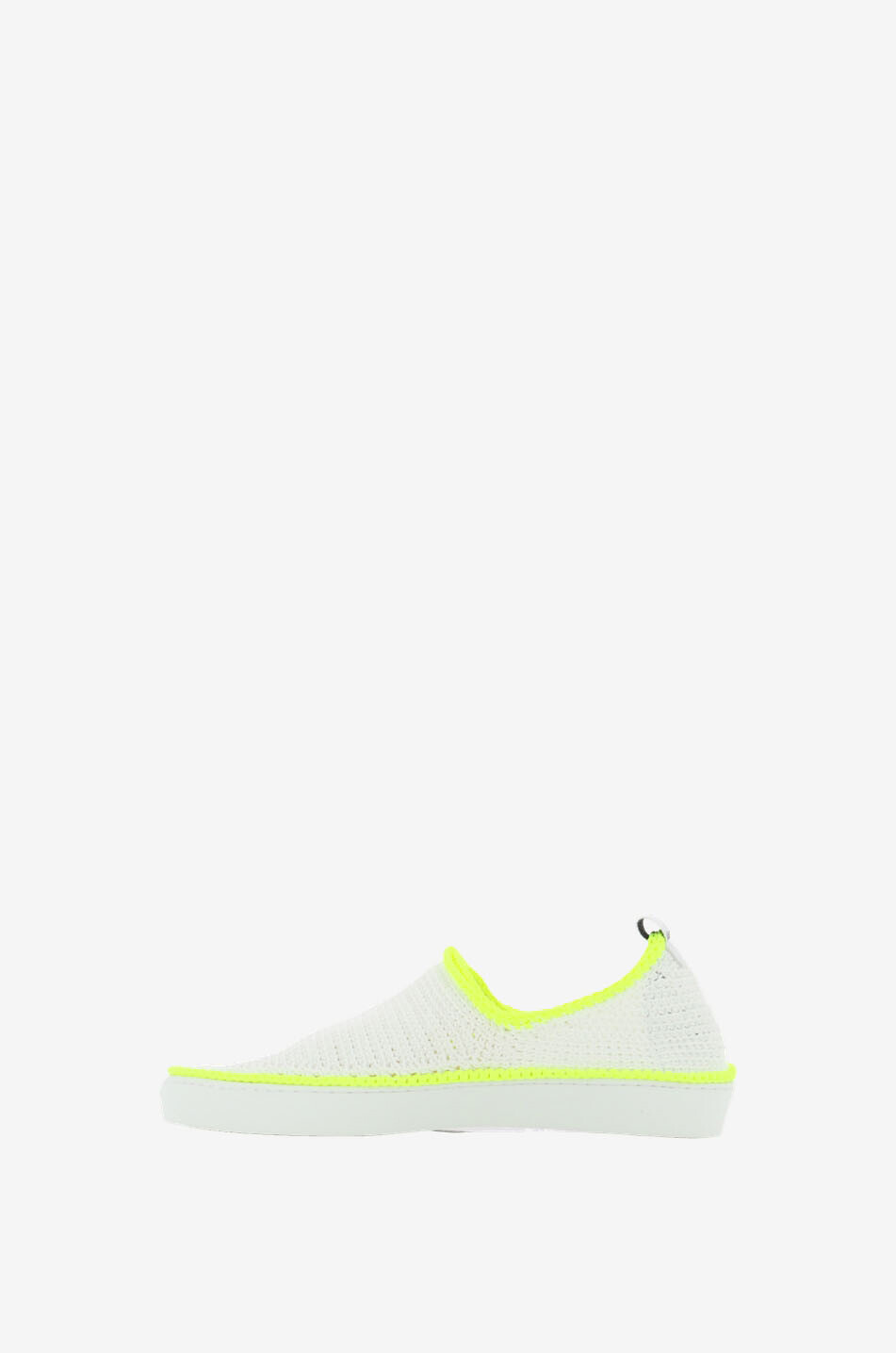 Baskets slip-on crochetés Fluo