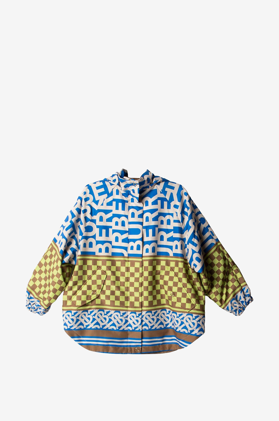 Bedruckte Mädchen-Jacke mit Kapuze Montage Print Grace