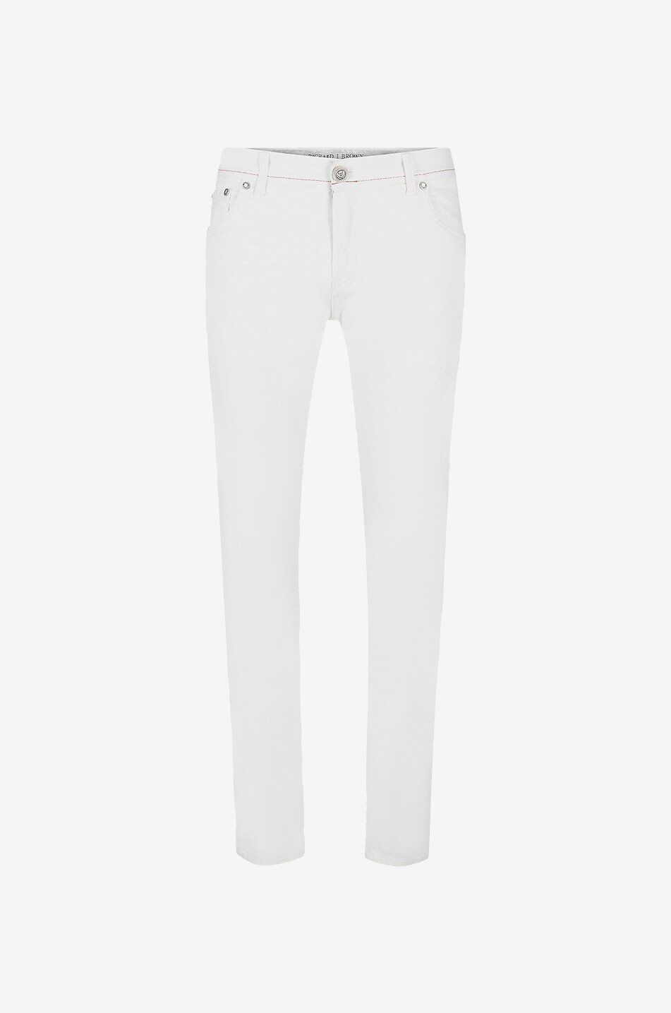 Jean slim en coton et lin Tokyo