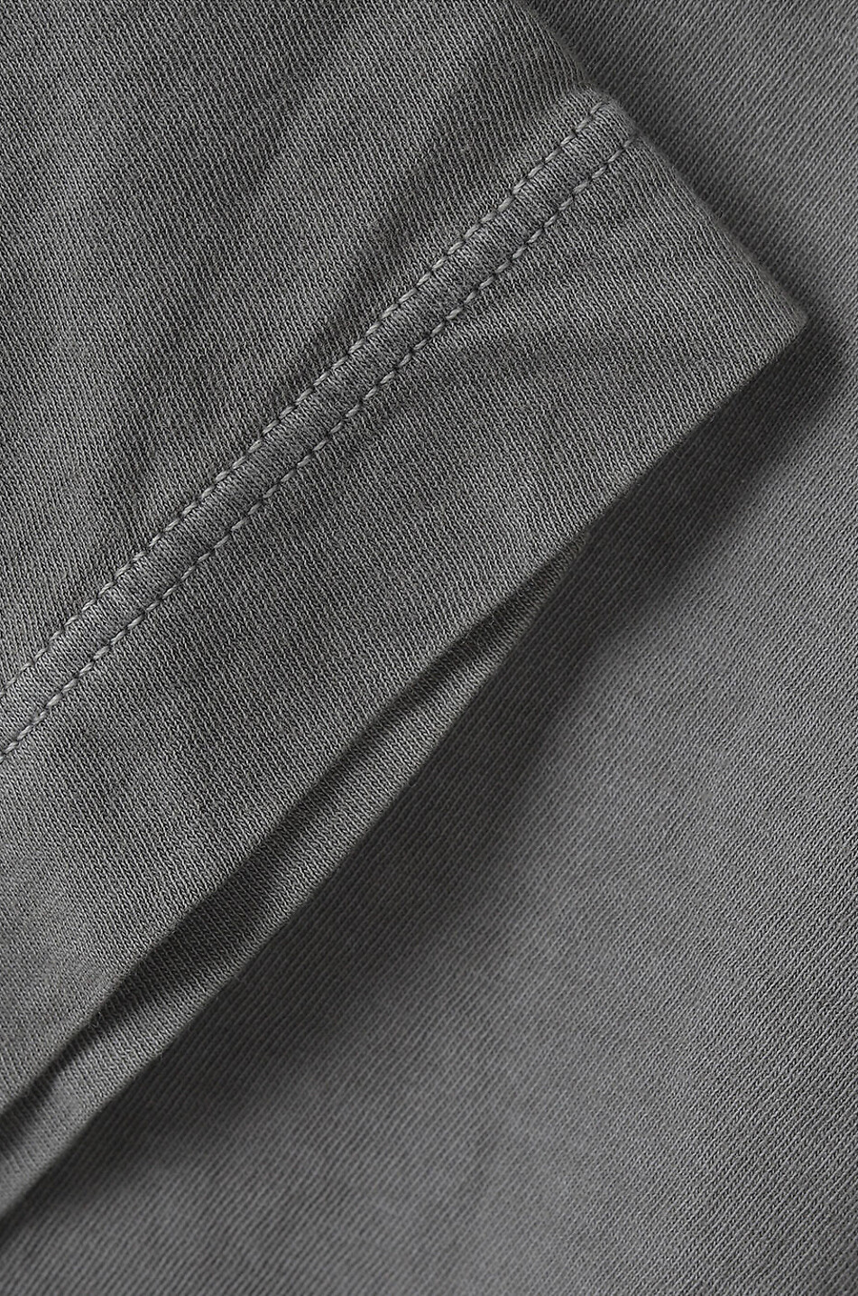 JAMES PERSE Rundhals-Kurzarm-T-Shirt aus leichtem Jersey Herren HELLGRÜN 3