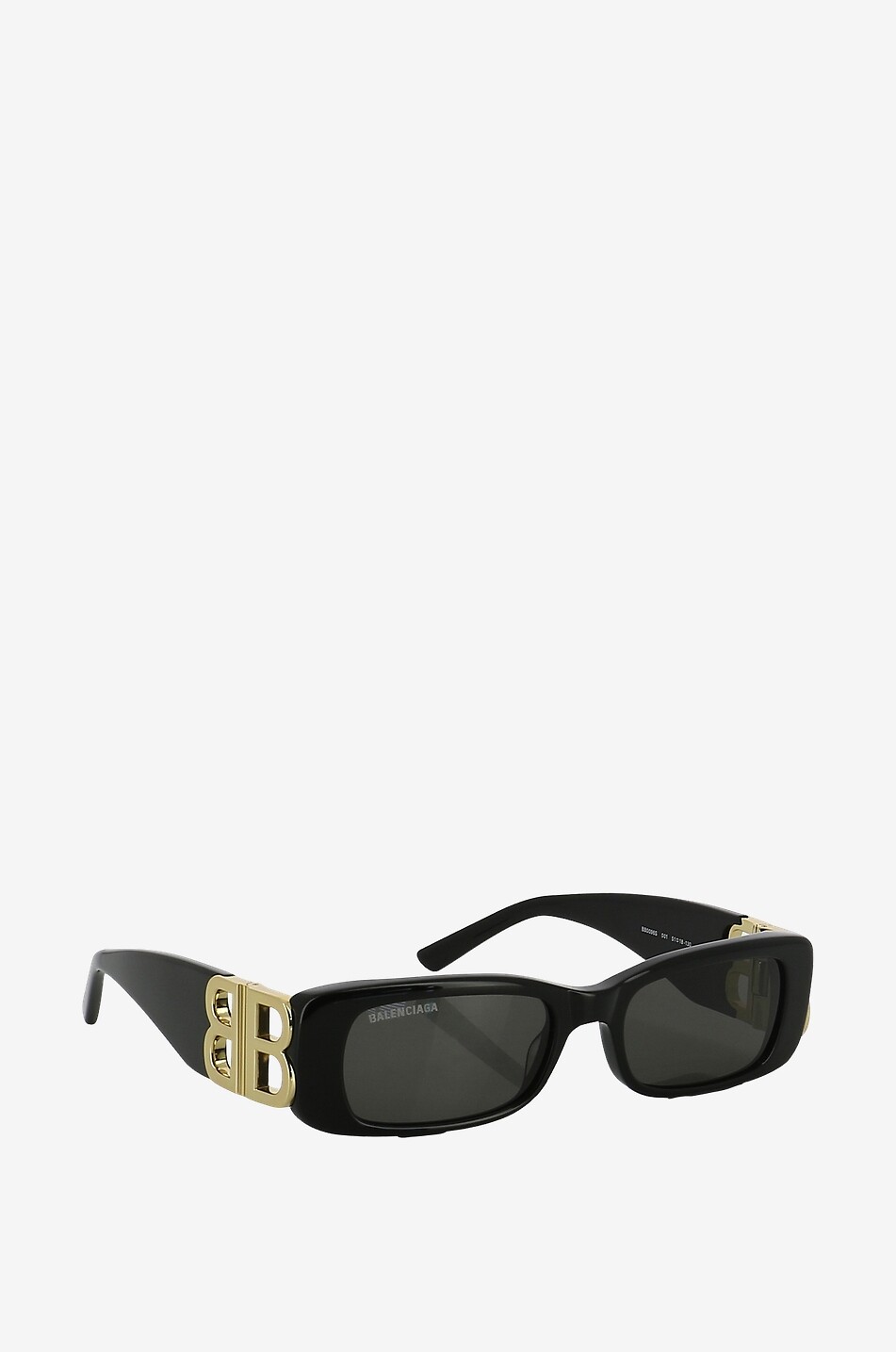 BALENCIAGA Dynasty Rectangle sunglasses Women BLACK 2