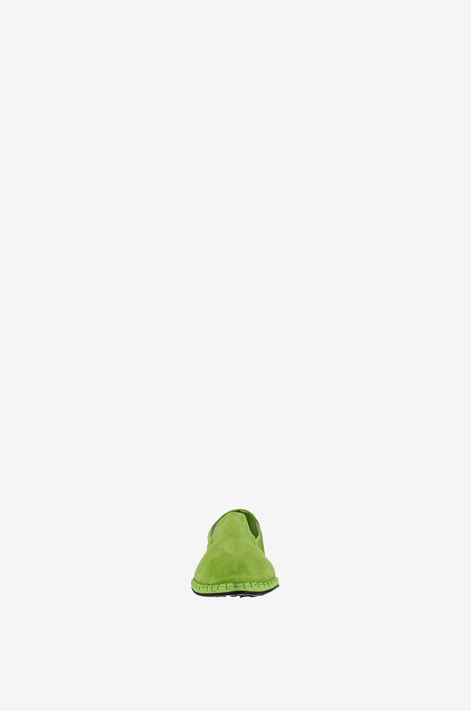 CAPULETTE Mocassins en velours Friulane Femme VERT 2
