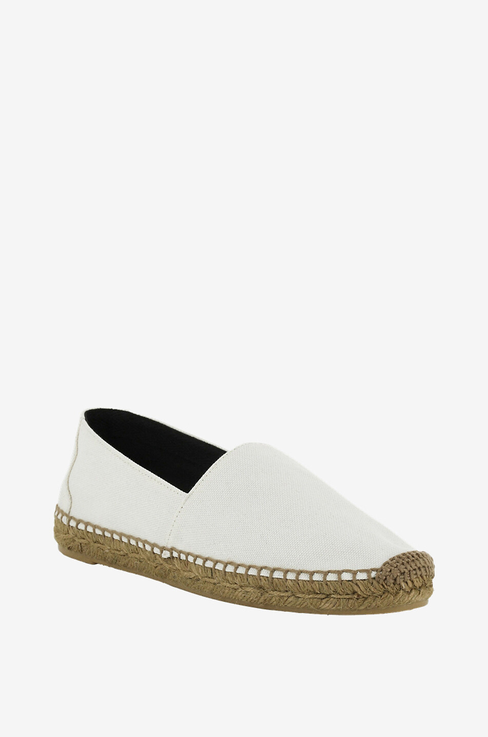SAINT LAURENT PARIS YSL embroidered canvas espadrilles Women BEIGE 1