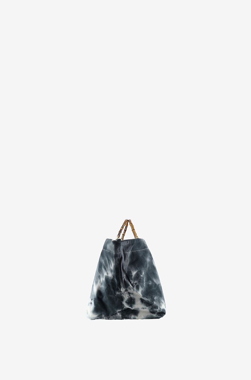 LA MILANESA Tie-Dye cotton tote bag Women GREY 4