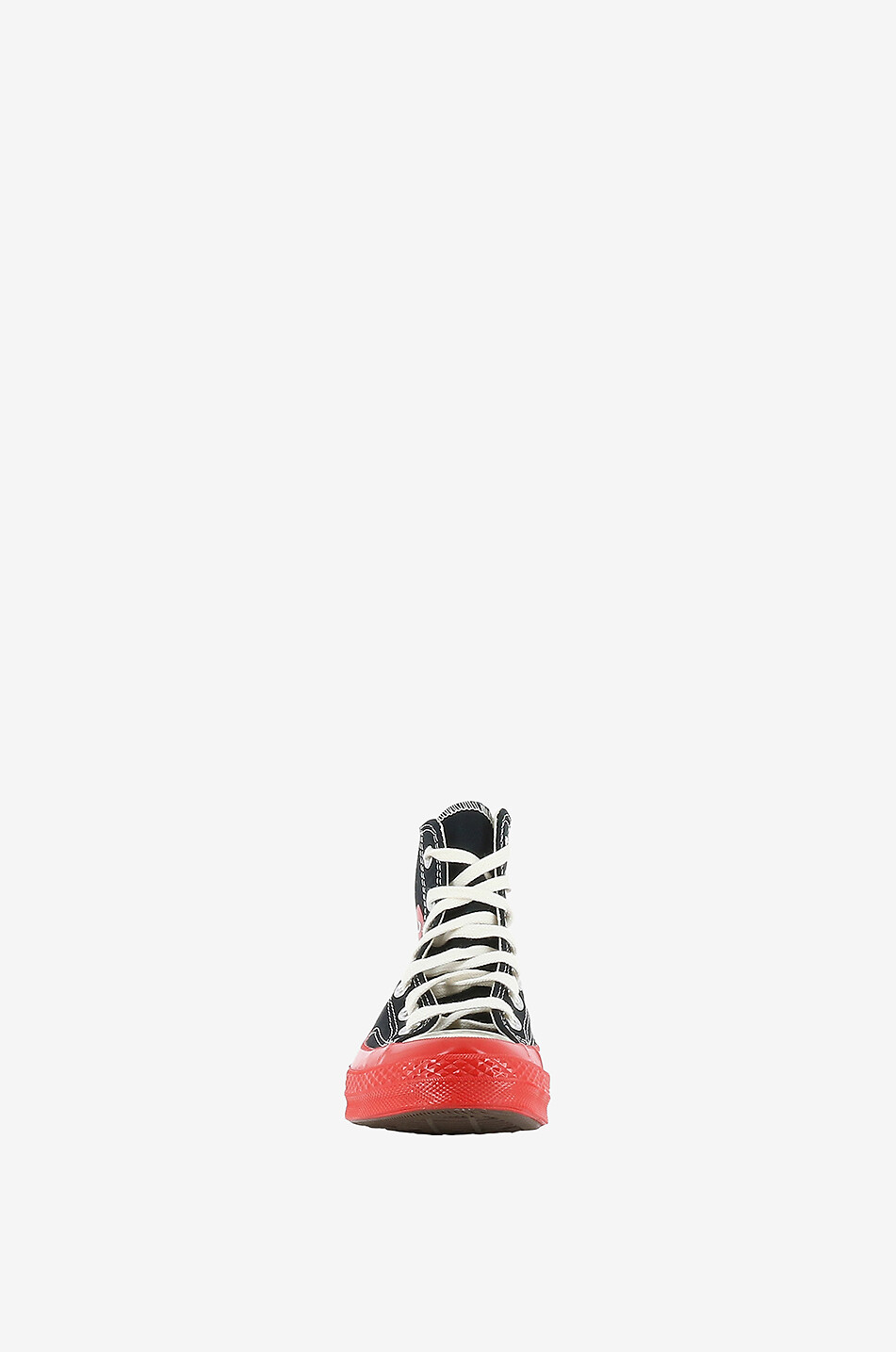 COMME DES GARCONS PLAY Hohe Schnürsneakers Red Heart Damen SCHWARZ 2