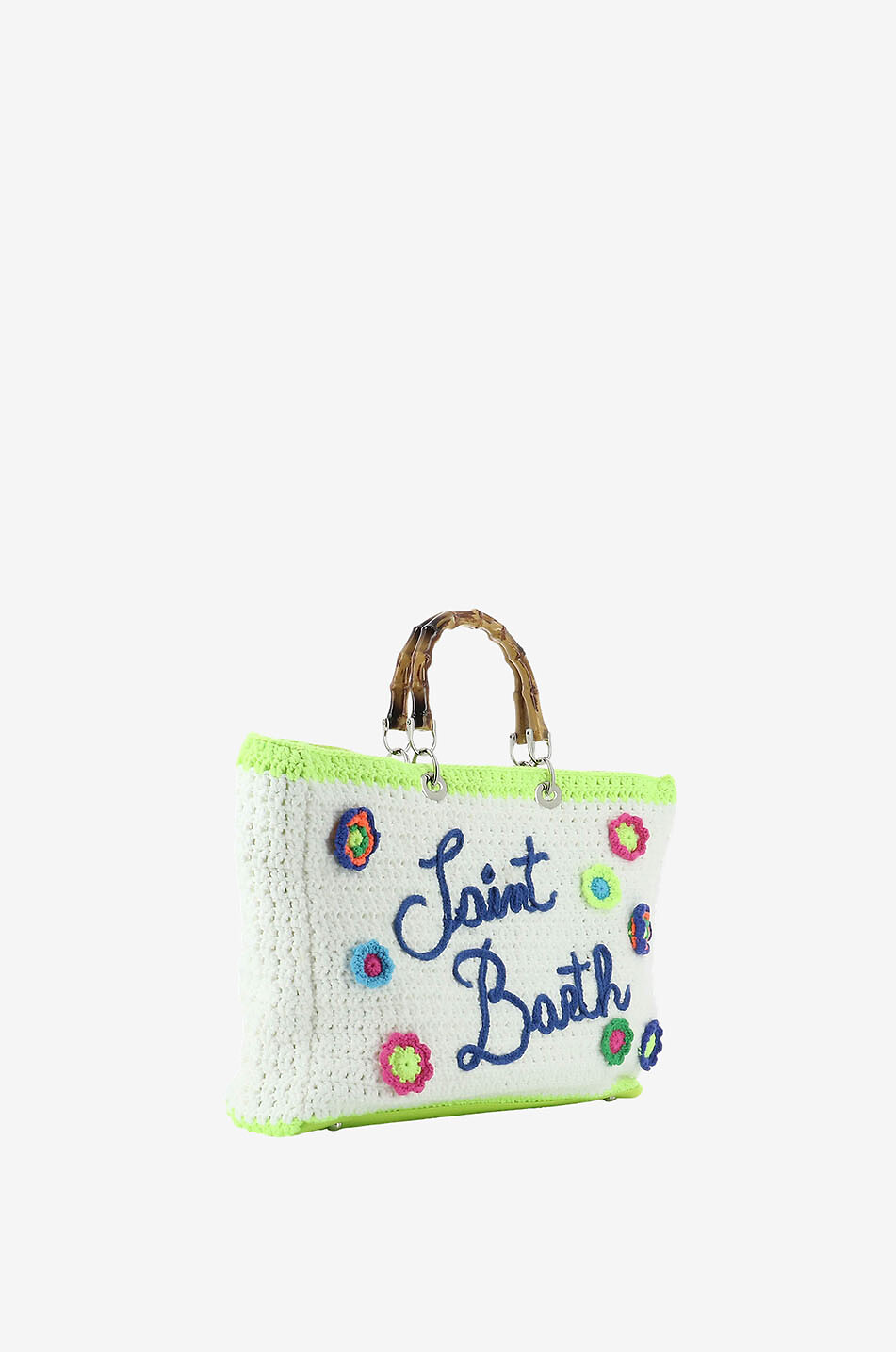 MC2 SAINT BARTH Victoria Flowers crochet tote bag Women MULTI COLOURED 2