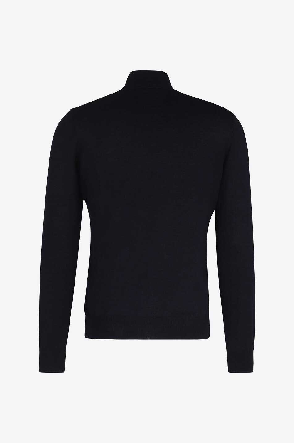 BONGÉNIE Feiner Rollkragenpullover aus Wolle und Seide Herren DUNKELBLAU 2