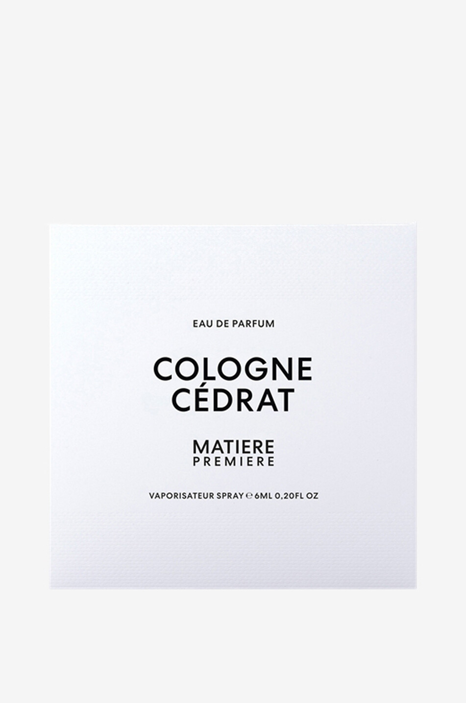 MATIERE PREMIERE Eau de Parfum Cologne Cédrat - 6 ml Unisex Farblos 4