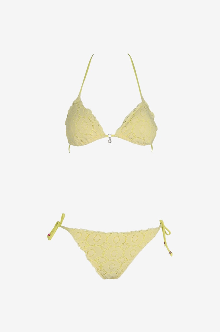 BANANA MOON Ciro & Luma Happybay lace triangle bikini Women YELLOW 1