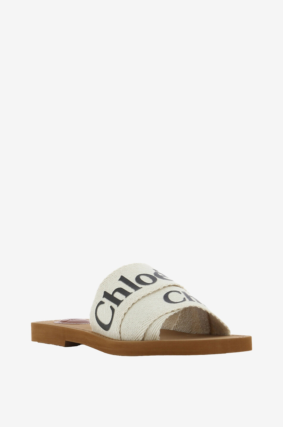 Woody flat linen slides