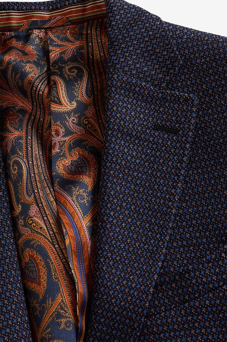 ETRO Blazer en jersey à boutonnage simple Homme BLEU MOYEN 3