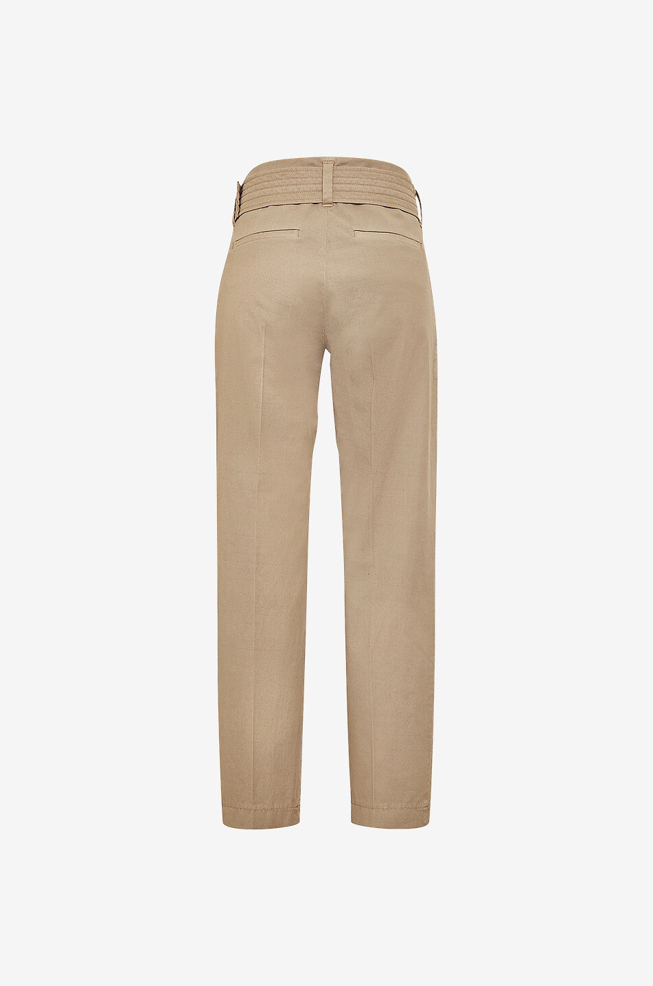 MAISON COMMON Karottenhose mit hoher Taille Overlay Detail Damen KAMELFARBEN 2