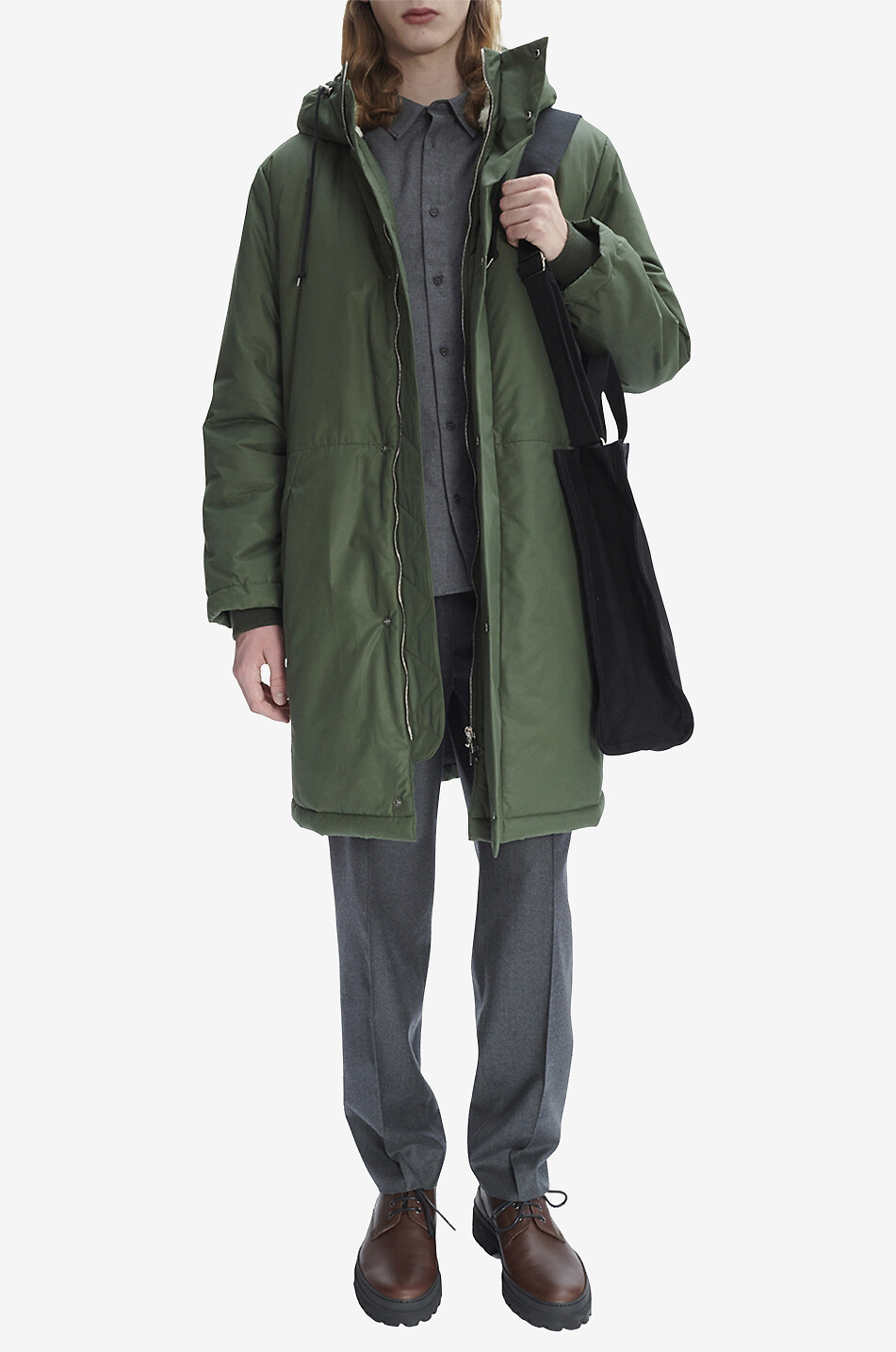 Hood Apc Parka Mens Parka Apc Coat Mens Drawstring Hooded Parka In