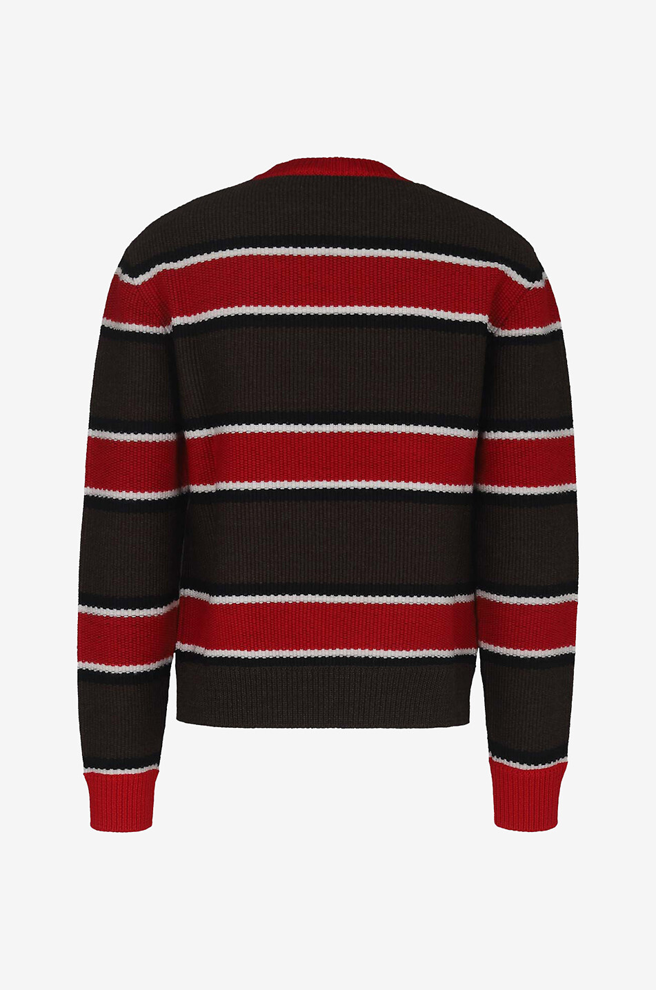 Pullover mit Rundhalsausschnitt aus Schurwolle Dsquared2 Stripe