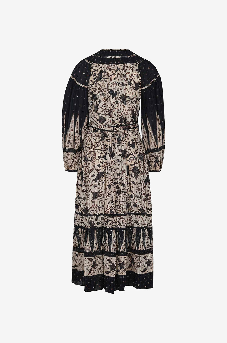 ULLA JOHNSON Kemala long cotton and viscose dress Women MULTI COLOURED 2