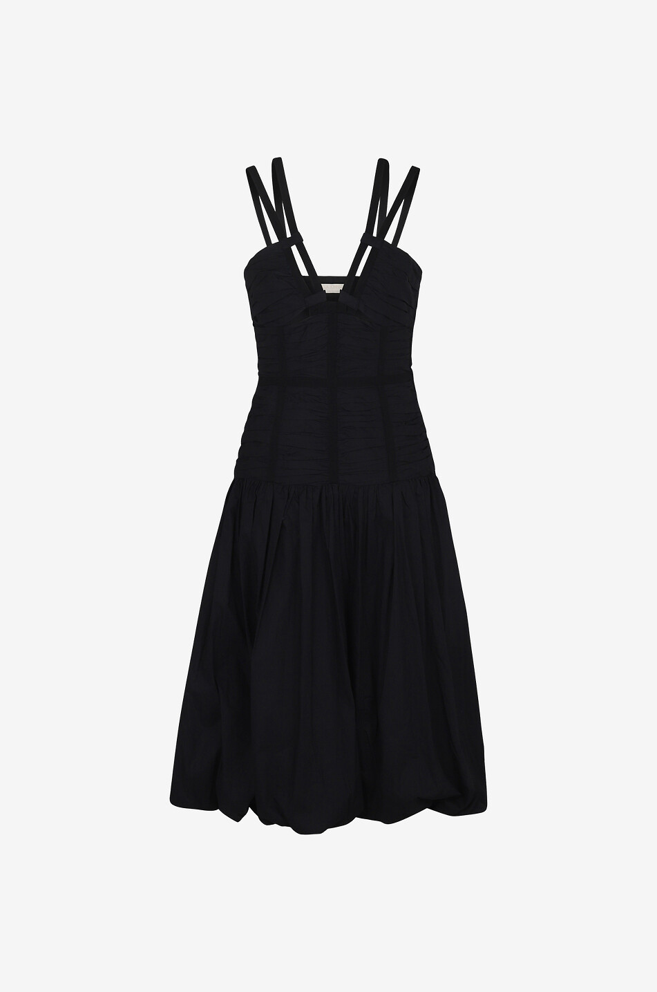 Robe mi-longue en coton Kaia