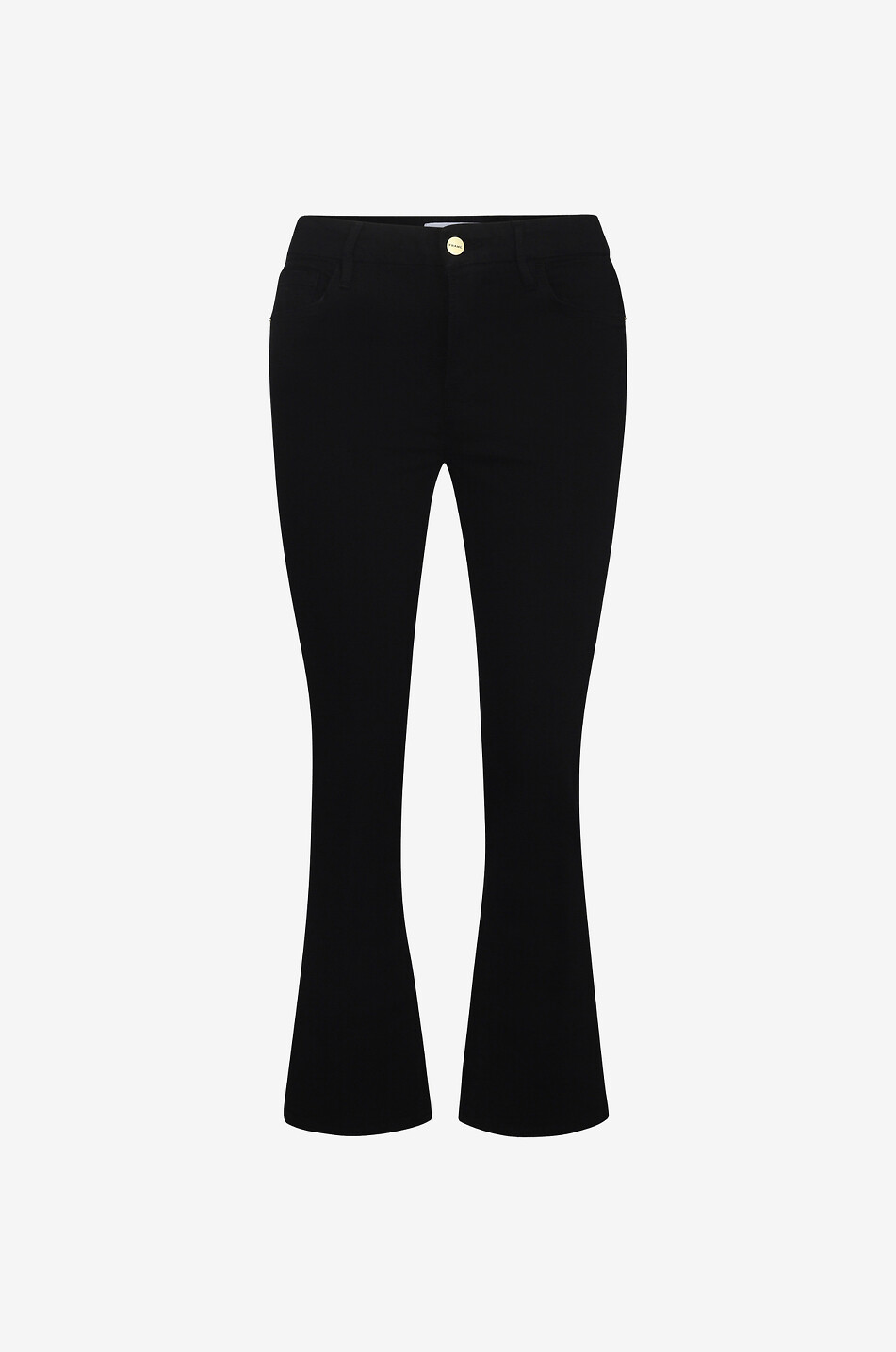 FRAME Bootcut-Jeans aus Baumwolle Le Crop Mini Damen SCHWARZ 1