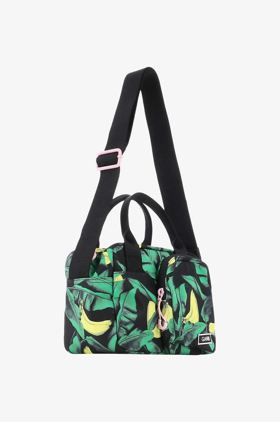 GANNI Festival Banana Tree printed recycled nylon handbag Women MULTI COLOURED 2