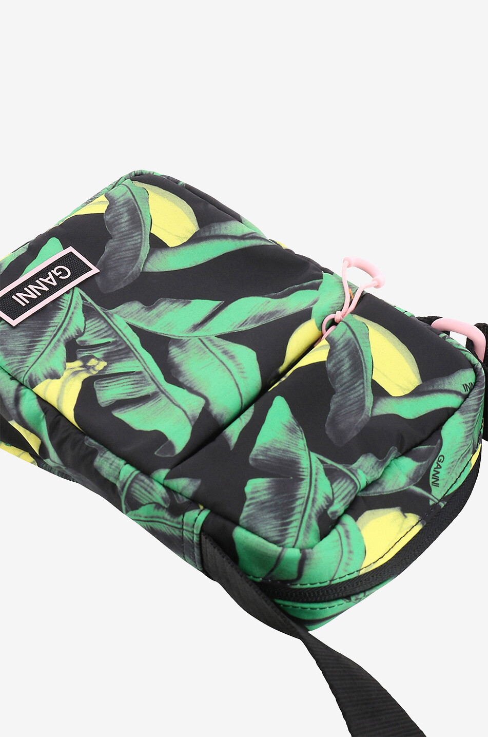 GANNI Festival Banana Tree mini shoulder bag in recycled nylon Women MULTI COLOURED 5