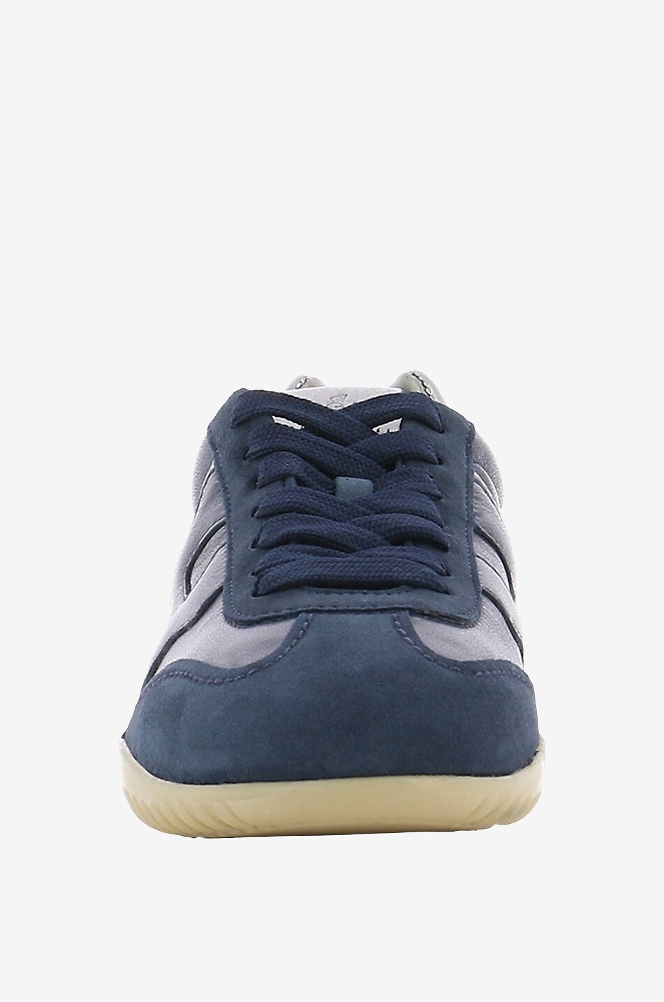 HOGAN Baskets plates en cuir Olympia-Z Femme BLEU FONCE 2