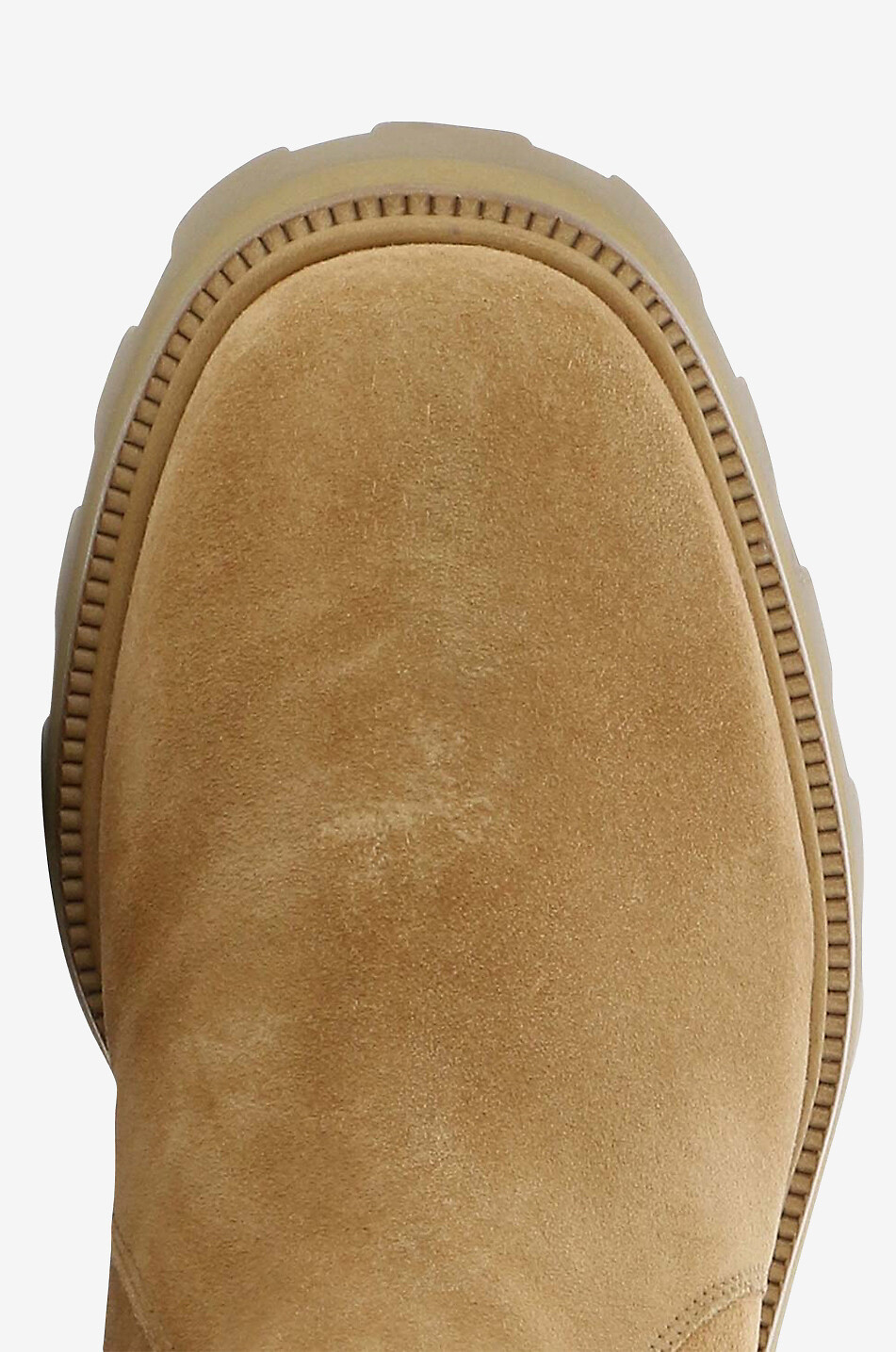 JIMMY CHOO Shearling-gefütterte Stiefeletten aus Wildleder Bayu Flat 50 Damen Mittle beige 5