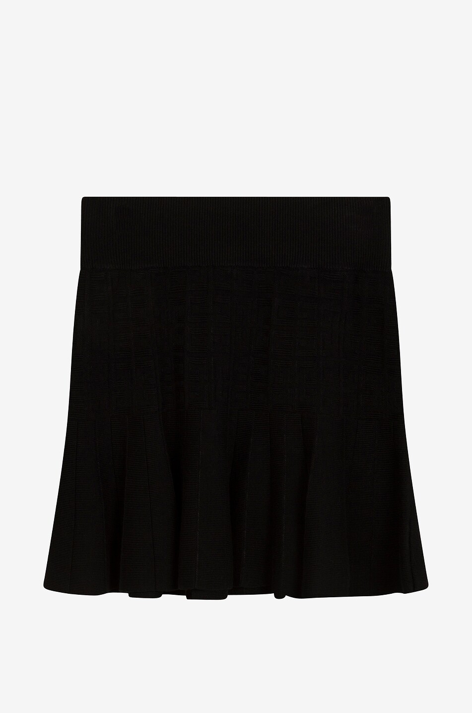 GIVENCHY Jupe courte fille en maille jacquard monogrammée Fille NOIR 2
