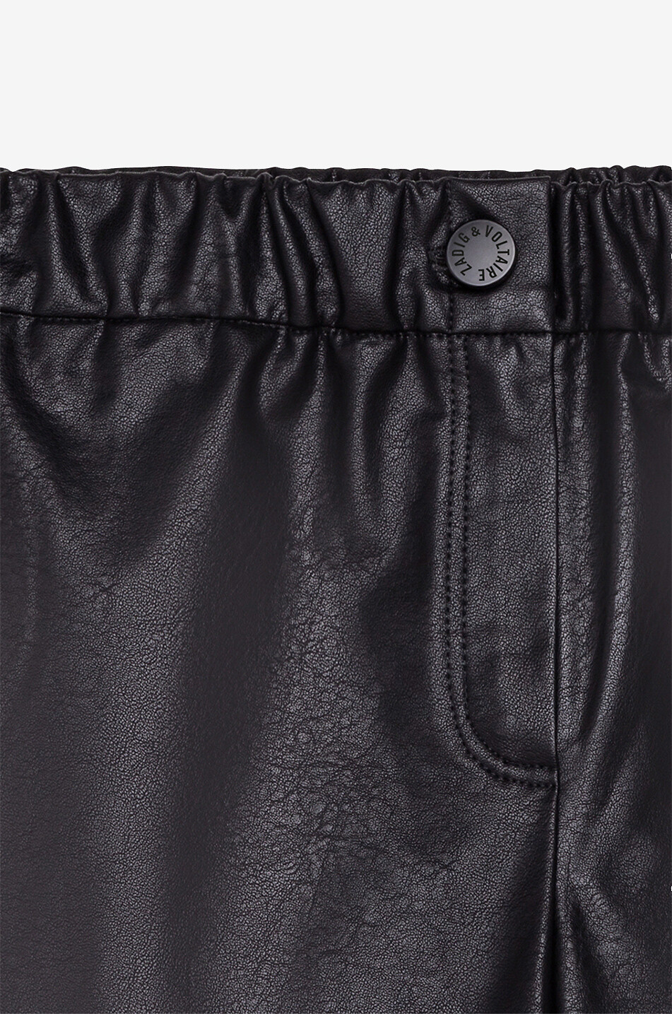 ZADIG & VOLTAIRE Mädchen-Leggings aus Kunstleder Mädchen SCHWARZ 3