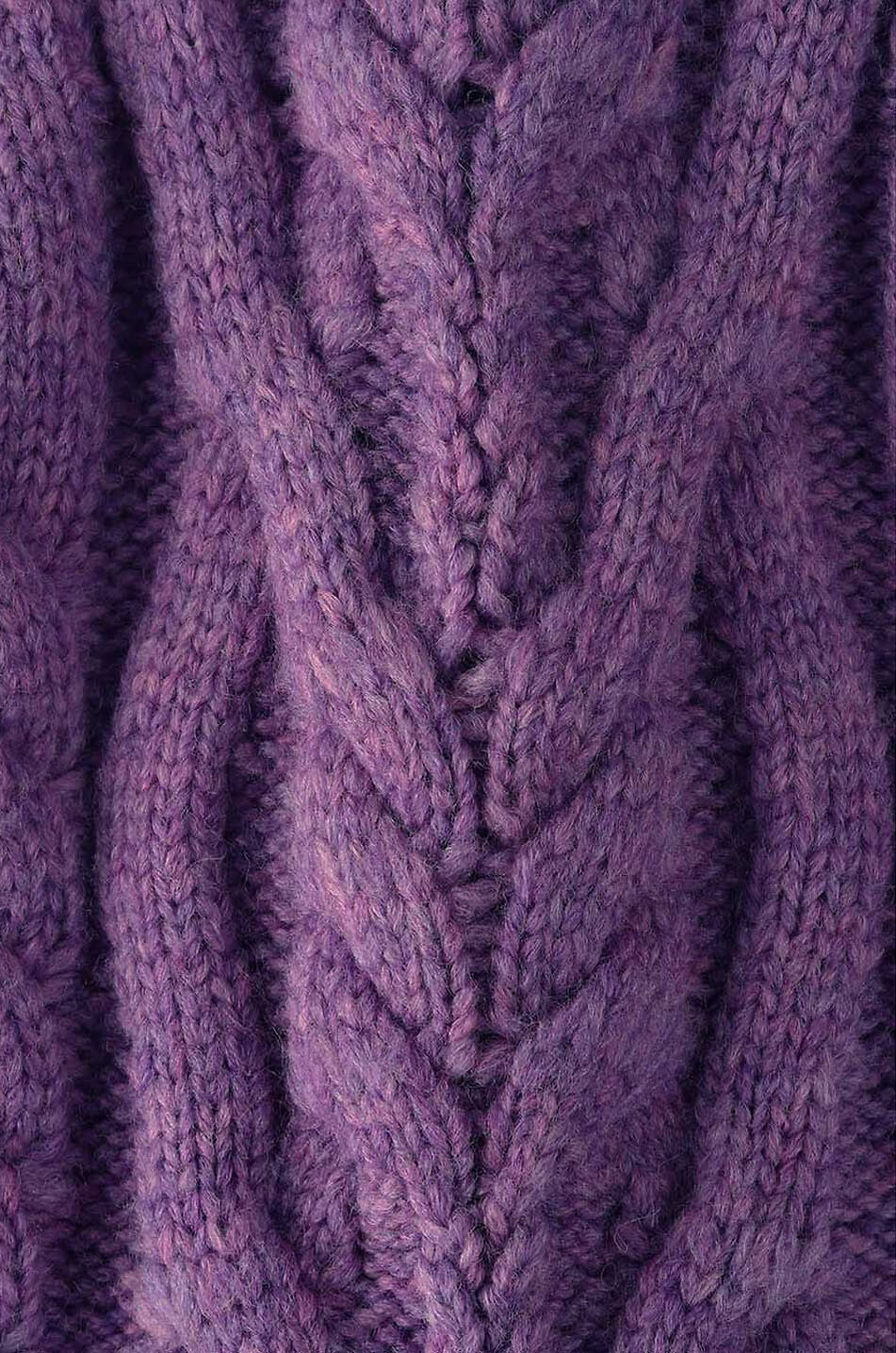Pull torsadé en laine à découpes Paloma