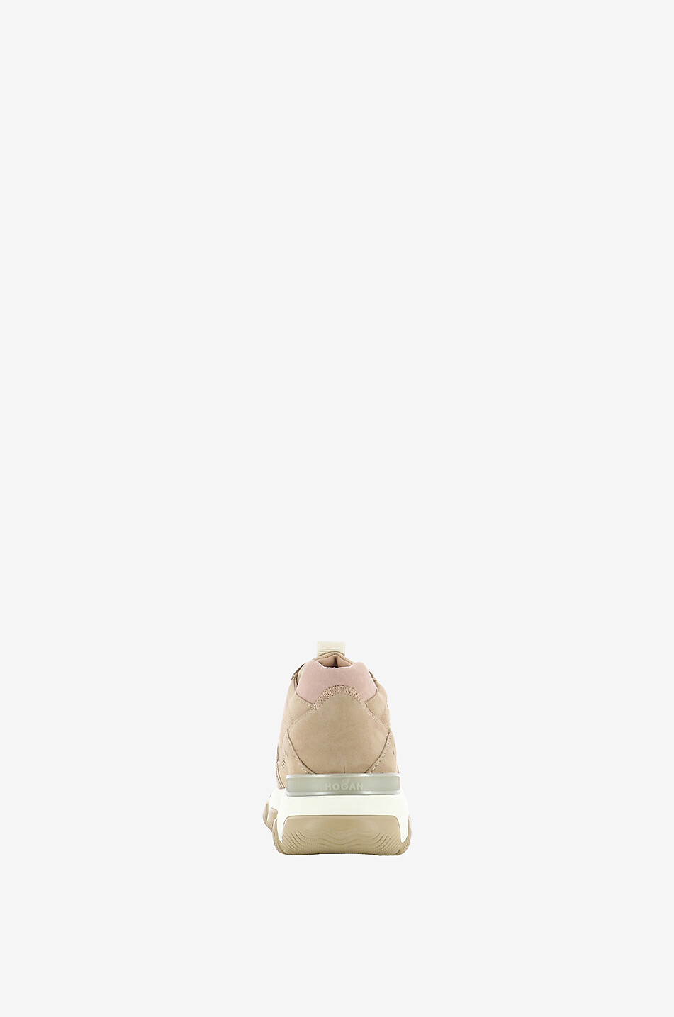 HOGAN Niedrige Schnürsneakers aus Wildleder Hyperactive Damen KAMELFARBEN 4