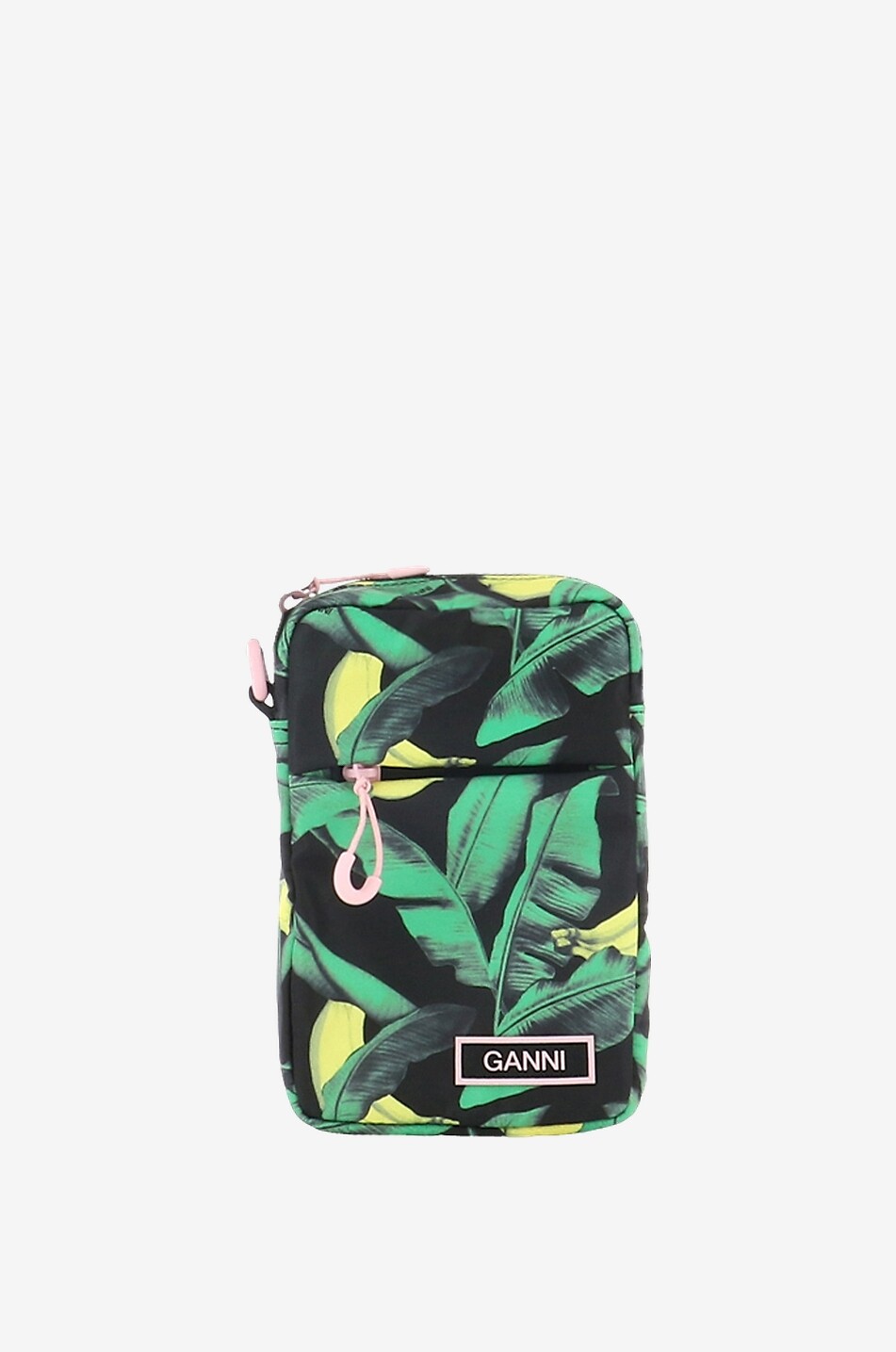 GANNI Festival Banana Tree mini shoulder bag in recycled nylon Women MULTI COLOURED 1