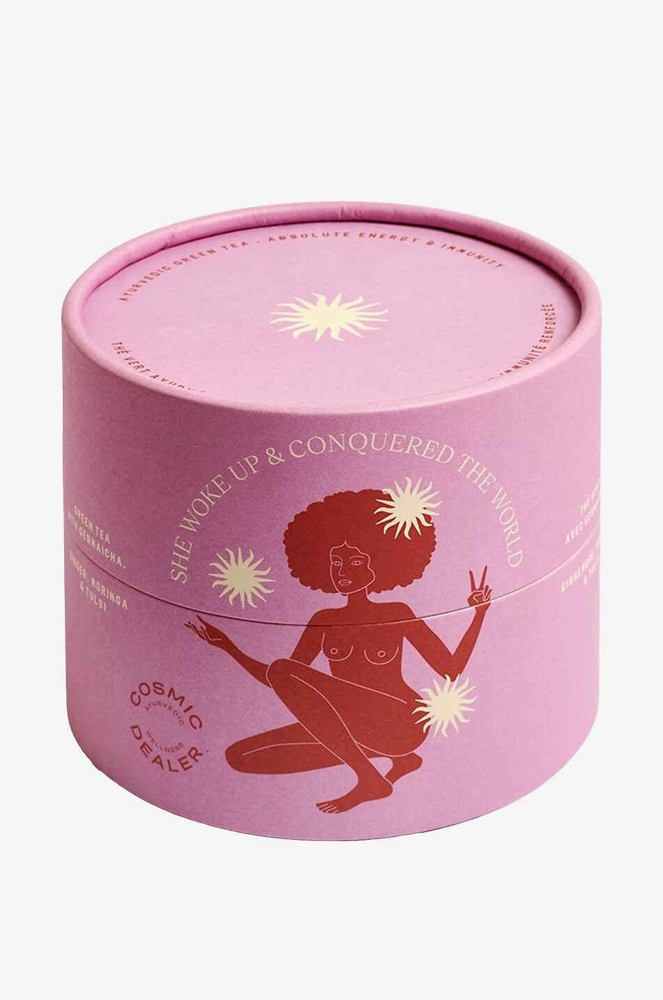 COSMIC DEALER Ayurvedischer Kräutertee She Woke Up and Conquered the World   Haus Farblos 1