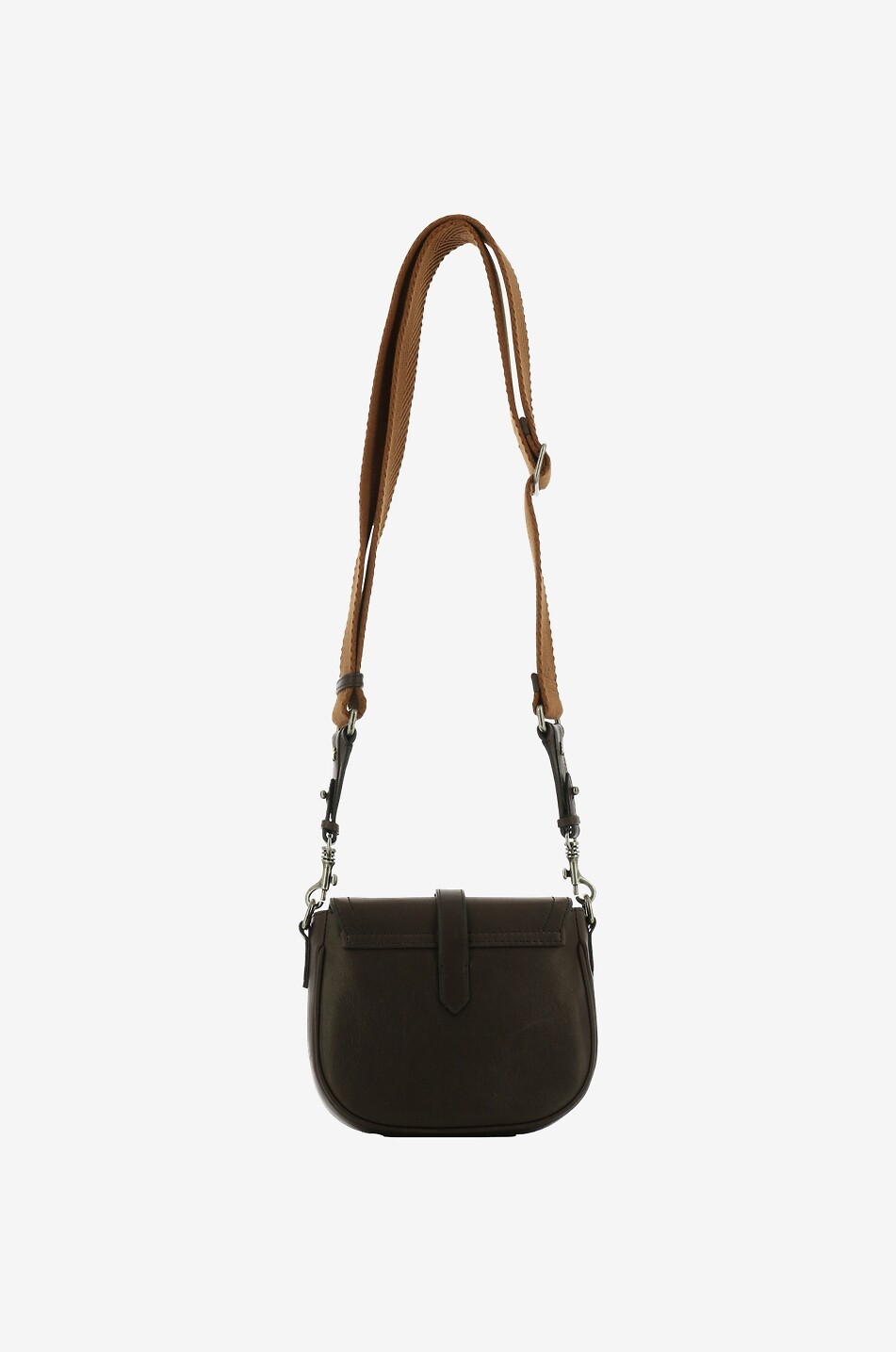 GOLDEN GOOSE Sac à main en cuir bovin Francis Bag Femme MARRON FONCÉ 3