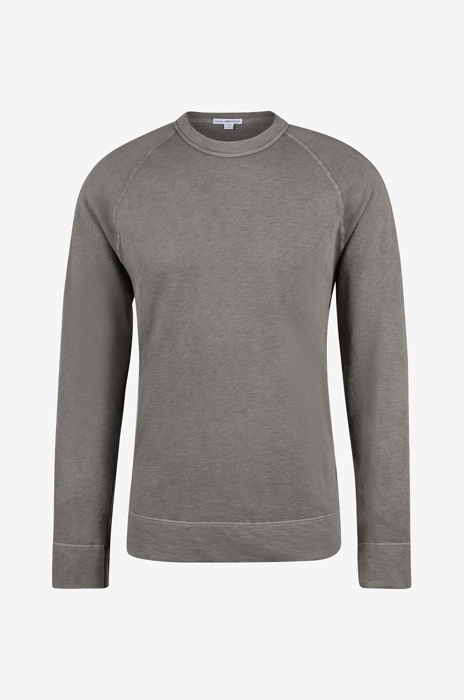 JAMES PERSE Rundhals-Sweatshirt aus geflammtem Jersey Herren GRAU 1