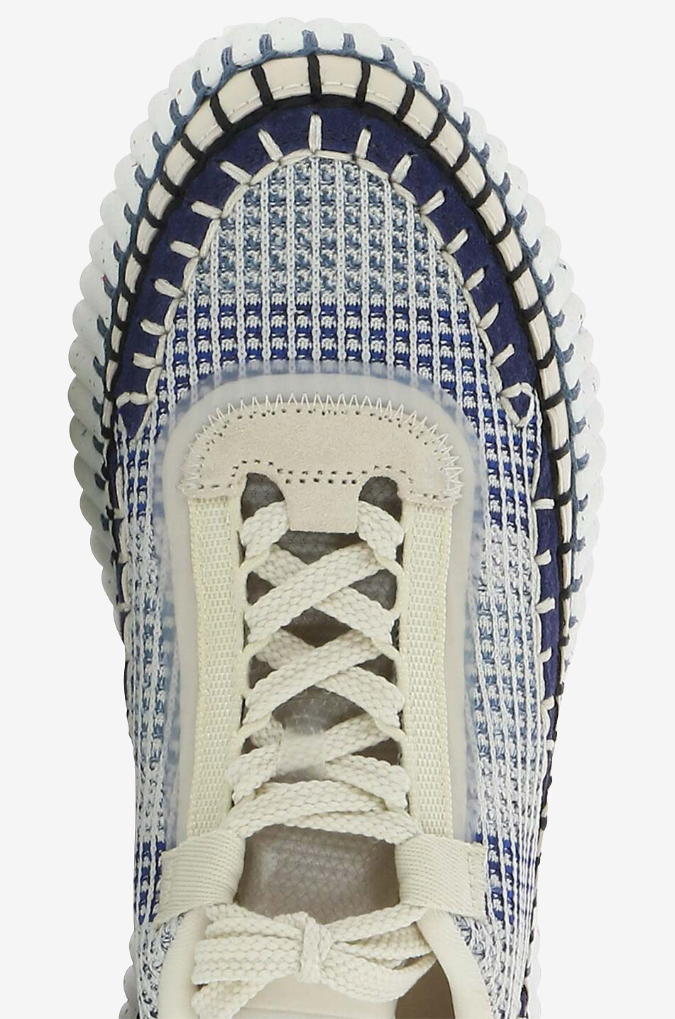 CHLOE Umweltfreundliche niedrige Sneakers aus Mesh Nama Damen BLAU 5