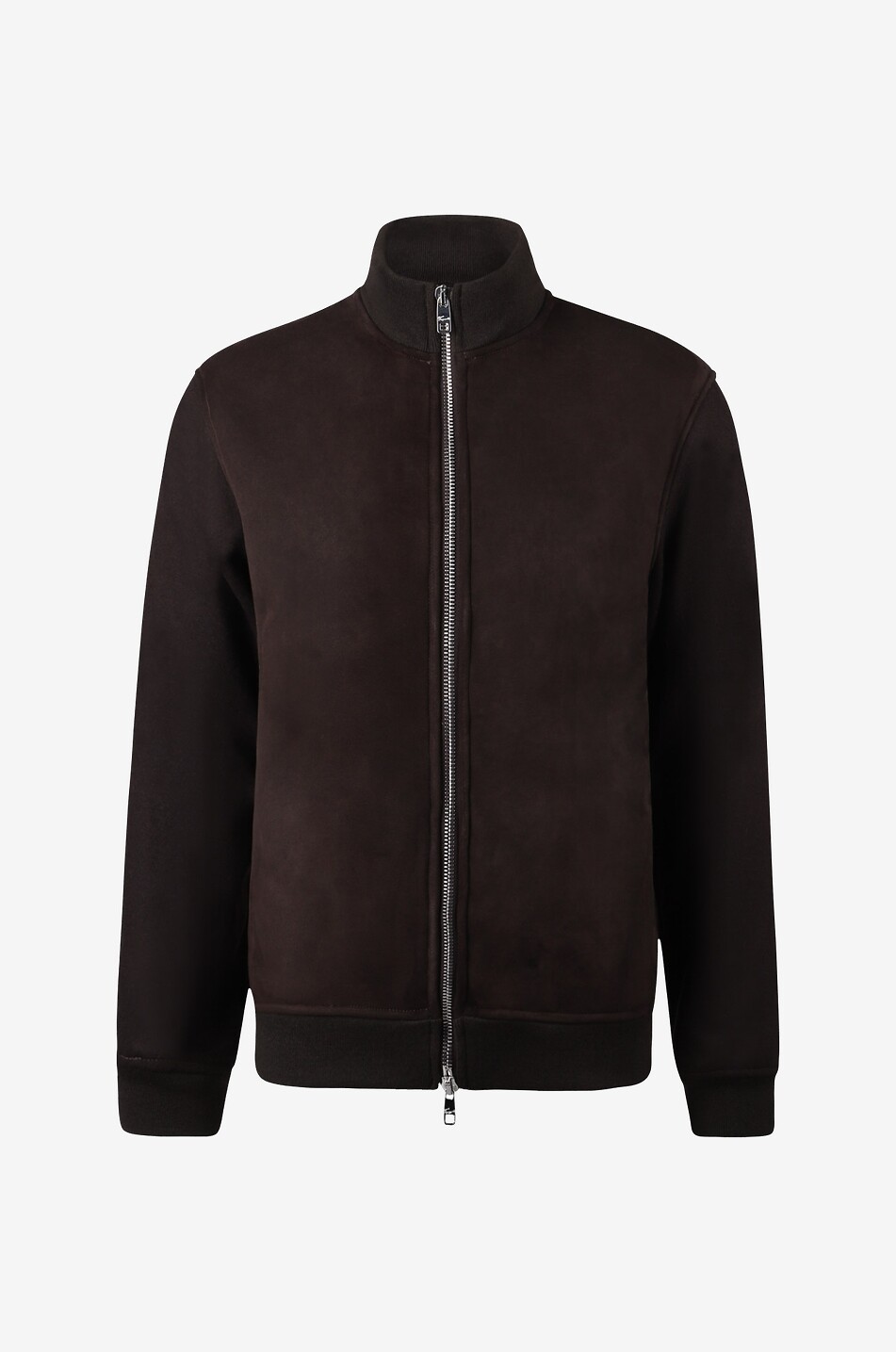 MARCO PESCAROLO Crans virgin wool blend bomber jacket Men DARK BROWN 1