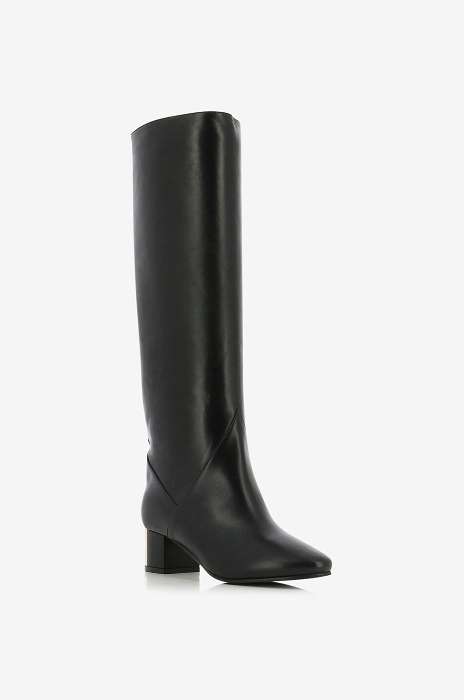 JIMMY CHOO Stiefel mit Blockabsatz aus Glattleder Rydea 45 Damen SCHWARZ 1