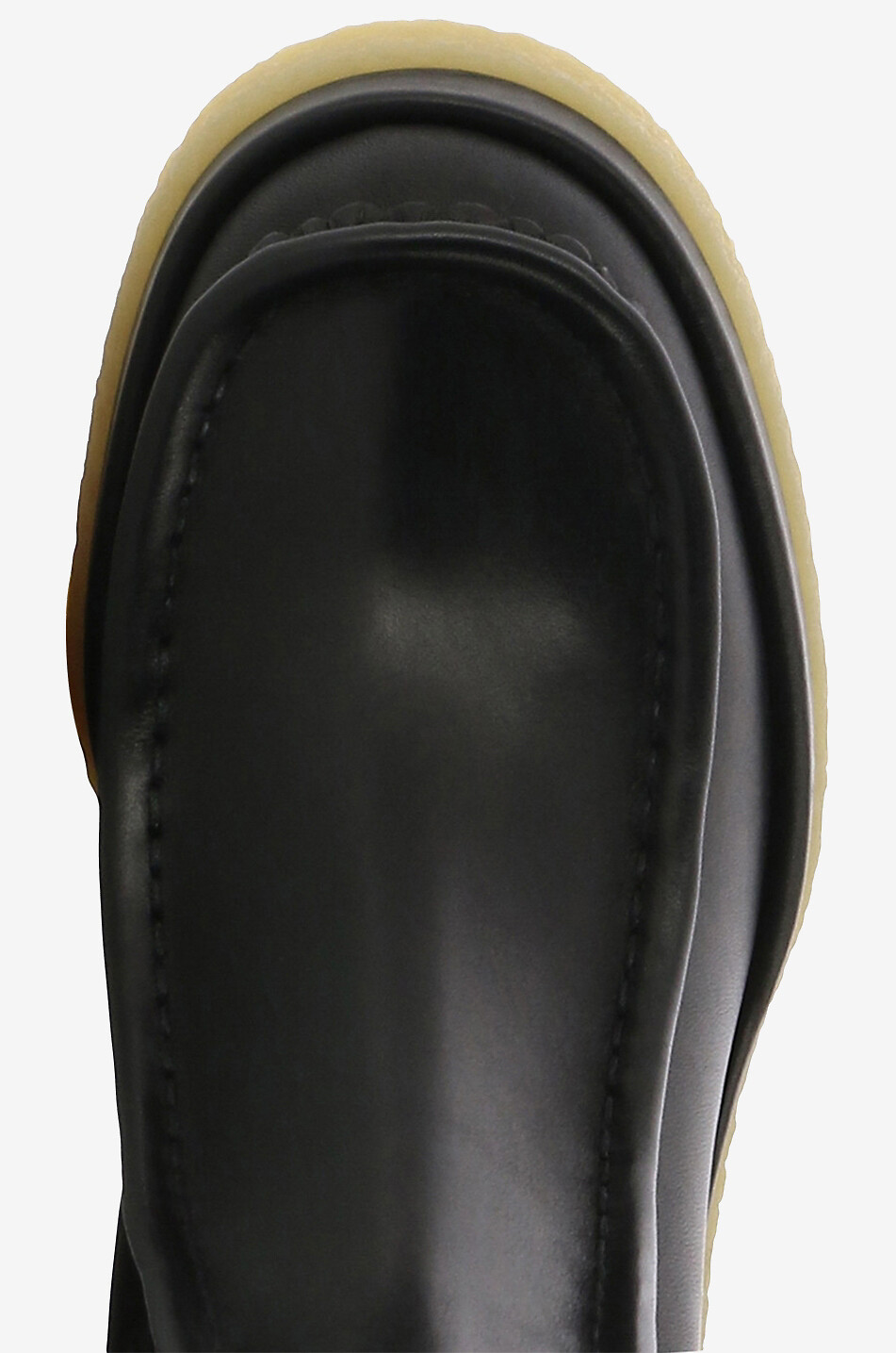 Plateau-Stiefeletten aus Glattleder und Strick Jamie 55